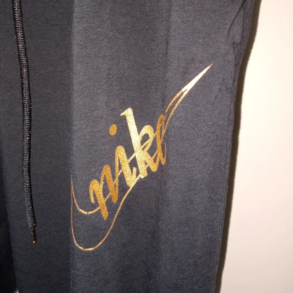 Nike Black 2 Pc Hooded Sweatshirt & Jogger Pants Xltg - Picture 9 of 11